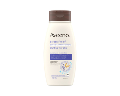 Aveeno Active Naturals Stress Relief Body Wash - Lavender Chamomile & Ylang-Ylang - 532ml
