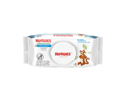 Huggies Natural Care Refreshing Baby Wipes - Cucumber and Green Tea - 56 Wipes