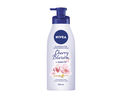 Nivea Oil Infused Lotion - Cherry Blossom & Jojoba Oil - 500ml