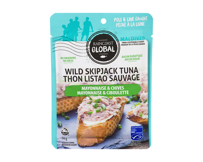 Raincoast Global Wild Skipjack Tuna - Mayonnaise & Chives - 74g