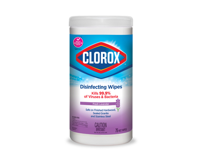 Clorox Disinfecting Cleaning Wipes - Fresh Lavender - 75s