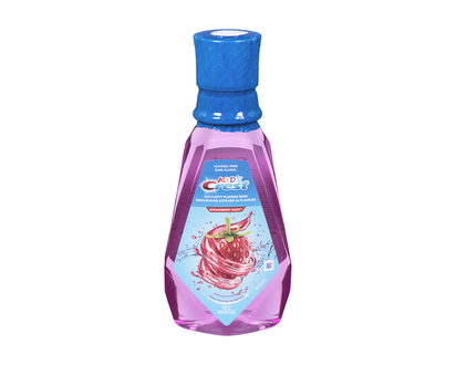 Crest Kid's Anti-Cavity Fluoride Rinse - Strawberry Rush - 500ml