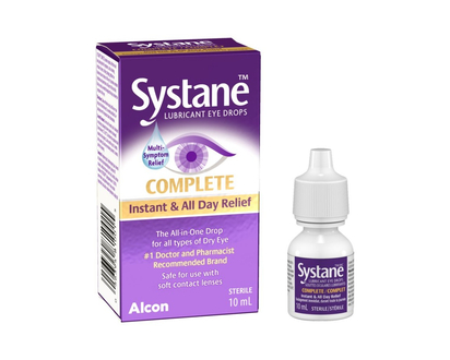 Systane Complete Instant and All Day Relief Lubricant Eye Drops - 10ml