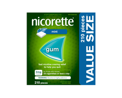 Nicorette Nicotine Gum - Extreme Chill Mint - 2mg - 210s