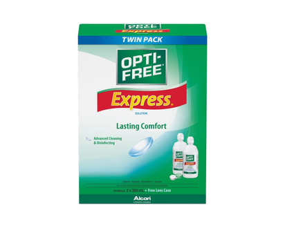 Opti-Free Express Cleaning and Disinfecting Solution - 2 x 300ml