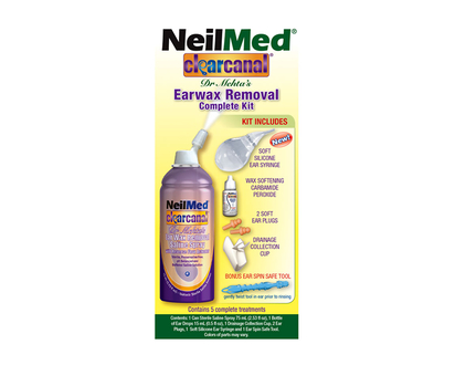 NeilMed Clearcanal Dr. Metha's Clearcanal Earwax Removal Complete Kit
