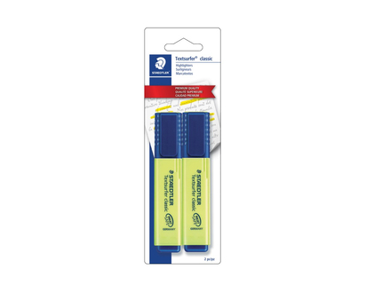 Staedtler Textsurfer Classic Highlighter - Yellow - 2s