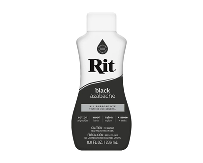 Rit All-Purpose Liquid Dye - Black - 236ml