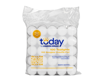 Today by London Drugs Tea Lights - 100s