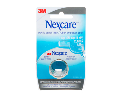 3M Nexcare Gentle Paper Tape with Dispenser - 25.4mm x 9.14m