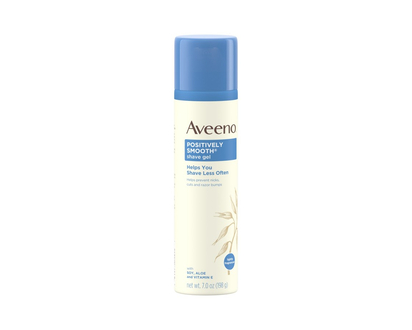 Aveeno Active Naturals Positively Smooth Shaving Gel - 198g