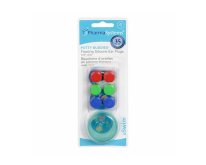 PharmaSystems Putty Buddies Floating Silicone Ear Plugs - 6s