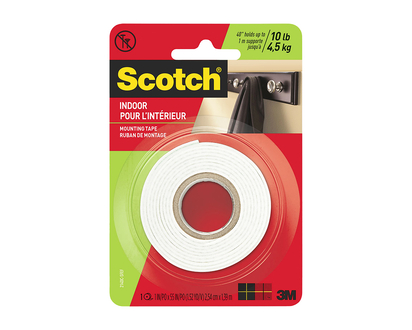 Scotch Indoor Mounting Tape - 1in x 55in