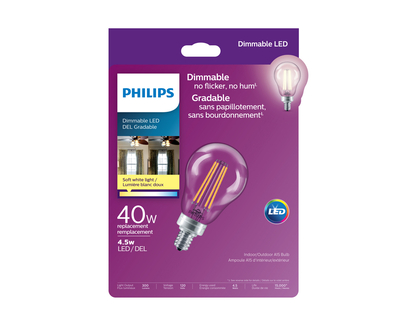 PHILIPS LED 40W A15 CAND