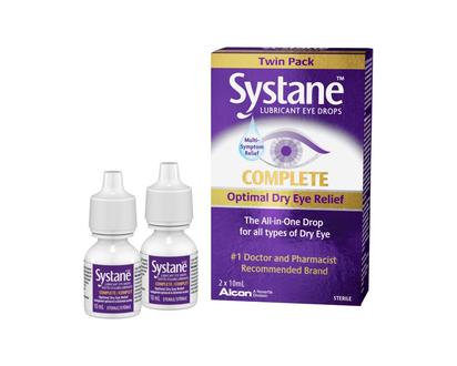 Systane Complete Lubricant Eye Drops - 2 x 10ml