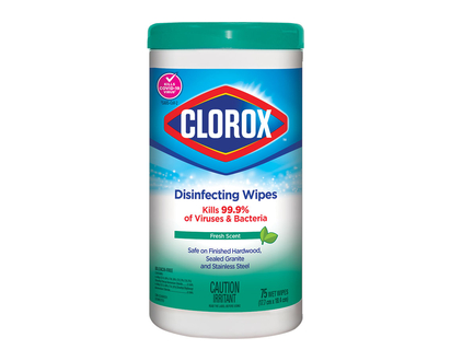 Clorox Disinfectant Wipes - Fresh Scent - 75's