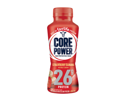 Core Power High Protein Milk Shake - Strawberry Banana - 414ml