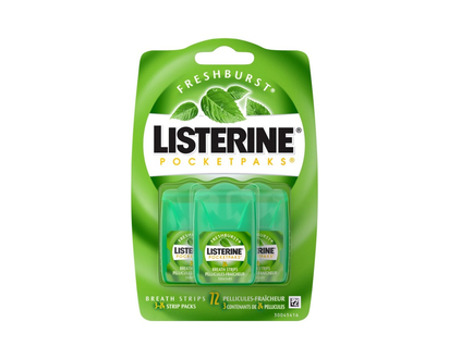Listerine PocketPaks Breath Strips - 3 x 24's