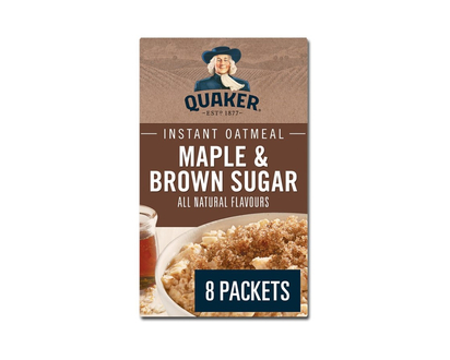 Quaker Instant Oatmeal - Maple and Brown Sugar - 344g