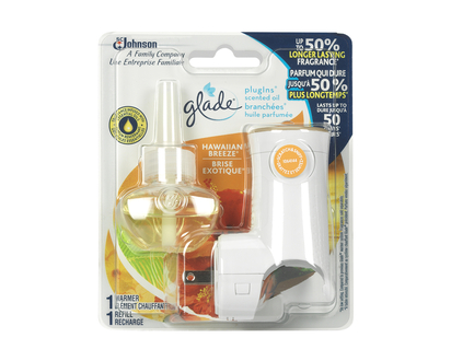 Glade PlugIns Scented Oils Warmer - Hawaiian Breeze