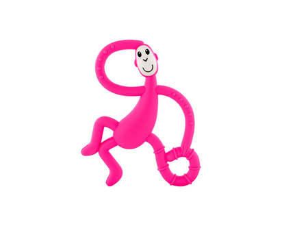 Matchstick Monkey Teether - Dancing Monkey - Pink