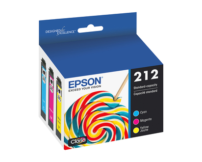 Epson 212 Claria Ink Combo Pack - Cyan/Magenta/Yellow - T212520-S
