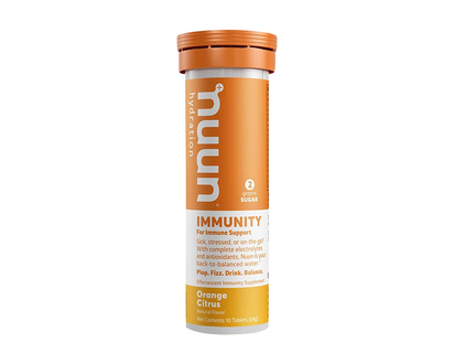 Nuun Hydration Effervescent Immunity Supplement - Orange Citrus - 10s