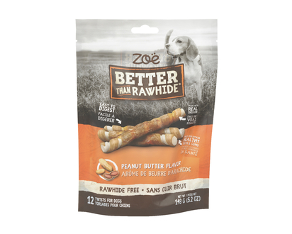 ZOE Better than Rawhide - Peanut Butter - 12 pack - 148g