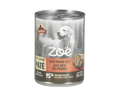 Zoe Pate Dog Food - Prairie Beef - 369g