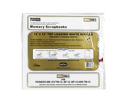 Pioneer 12x12 refill pages