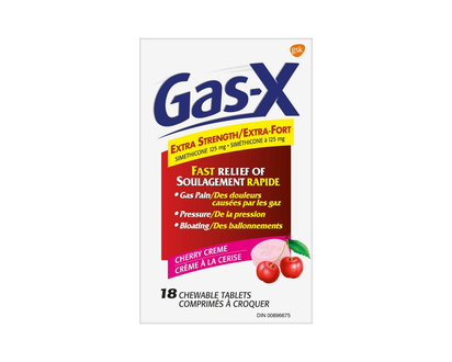 Gas-X Extra Strength Antigas Tablets - Cherry Creme - 18s