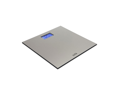 Laica Glass/Stainless Bathroom Scale - 400lb Max - PS7047