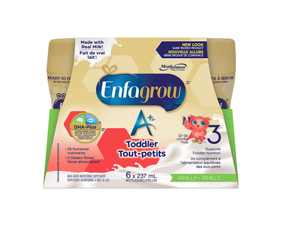 Enfagrow Toddler A+ Ready to Feed - Vanilla - 6 x 237ml