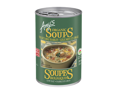 Amy's Organic Soup - Vegetable Barley - 398ml