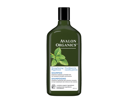 Avalon Organics Strengthening Shampoo - Peppermint - 325ml