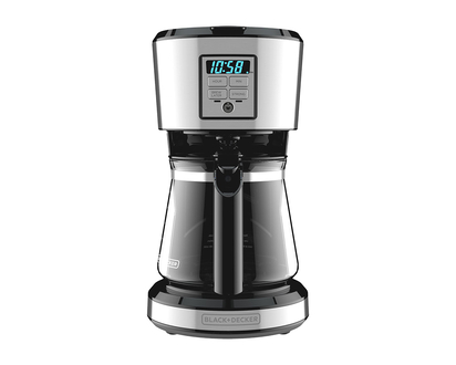 Black & Decker Programmable 12 Cup Coffee Maker - Black/Stainless - CM1231SC