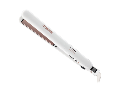 Conair Double Ceramic 1-inch Straightener - White - CS221NC