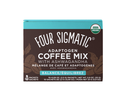 Four Sigmatic Adaptogen Coffee Mix with Ashwagandha - 10s