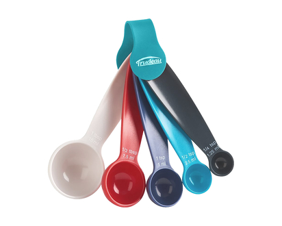 Trudeau Measuring Spoon Set - Multi Coloured - 5 piece