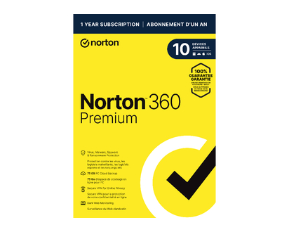 Norton 360 Premium - 10 Devices/1 Year - 21400013