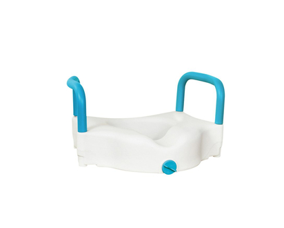 AquaSense 3-in-1 Raised Toilet Seat - White