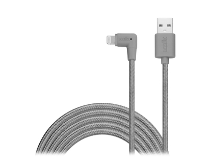 Logiix Piston Connect XL90 Lightning Cable - Graphite Grey - LGX-13009