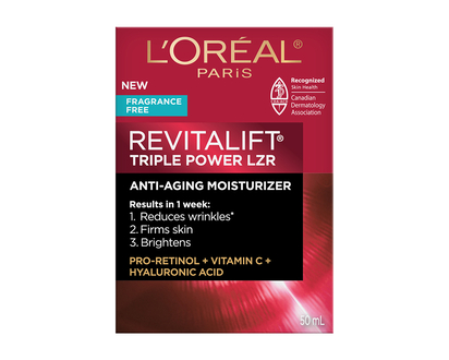 L'Oreal Revitalift Triple Power LZR Anti-Aging - Fragrance Free Moisturizer - 50ml