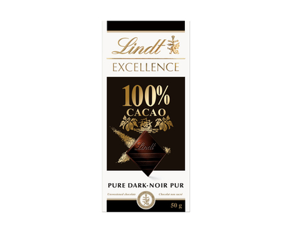 Lindt Excellence - 100% Cacao - 50g