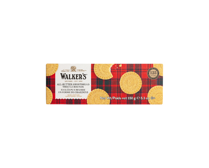 Walkers Pure Butter Shortbread Rounds - 150g