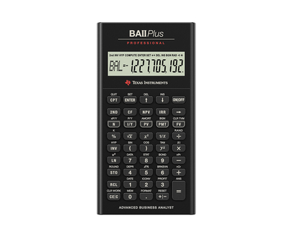 Texas Instruments Financial Calculator - BAII+PRO