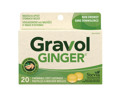 Gravol Chewable Lozenge - Ginger - 20s