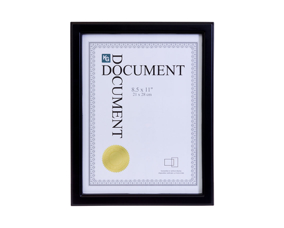 Kiera Grace Caspian Document Frame - Black - 8.5x11 Inch - PH43010-6