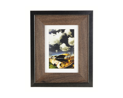 Kiera Grace Benton Frame - Black Walnut/Iron Grey - 5x7 Inch Matted for 4x6 Inch - PH40323-0