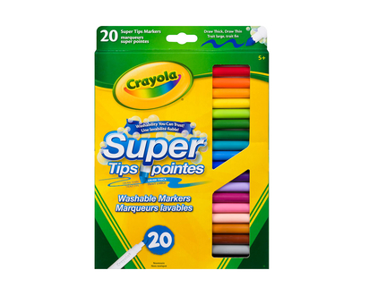Crayola Super Tips Washable Markers - 20's